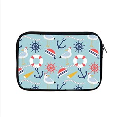Nautical-marine-symbols-seamless-pattern Apple Macbook Pro 15  Zipper Case by Salman4z