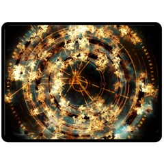 Science Fiction Background Fantasy Fleece Blanket (large) by danenraven