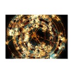 Science Fiction Background Fantasy Crystal Sticker (A4) Front