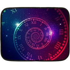 Time-machine Fleece Blanket (mini) by Salman4z