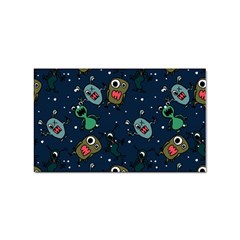 Monster-alien-pattern-seamless-background Sticker Rectangular (100 Pack) by Salman4z