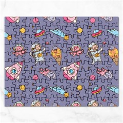 Outer-space-seamless-background Rectangular Jigsaw Puzzl by Salman4z