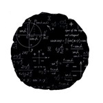 Mathematical-seamless-pattern-with-geometric-shapes-formulas Standard 15  Premium Round Cushions Front