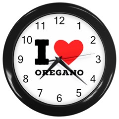 I Love Oregano Wall Clock (black) by ilovewhateva