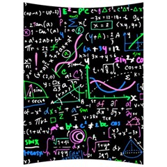 Math-linear-mathematics-education-circle-background Back Support Cushion by Salman4z