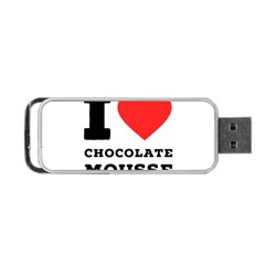 I Love Chocolate Mousse Portable Usb Flash (one Side) by ilovewhateva