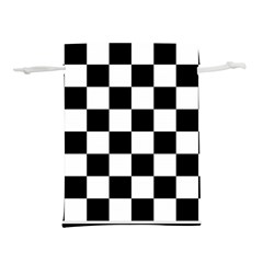 Chess-board-background-design Lightweight Drawstring Pouch (l) by Salman4z