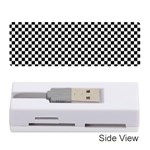 Background Black Board Checker Checkerboard Memory Card Reader (Stick) Front