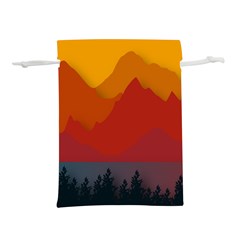 Mountain Forest Nature Scenery Art Mountains Lightweight Drawstring Pouch (s) by pakminggu