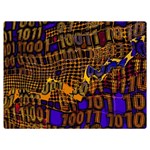 Binary Code Transformation Two Sides Premium Plush Fleece Blanket (Extra Small) 40 x30  Blanket Front