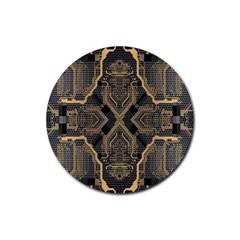 Brain Technology Data Digital Rubber Coaster (round) by pakminggu