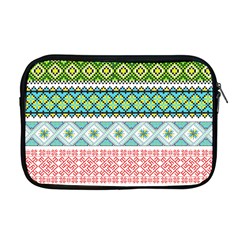 Ukraine Ornament Pattern Symbolism Geometric Apple Macbook Pro 17  Zipper Case by pakminggu