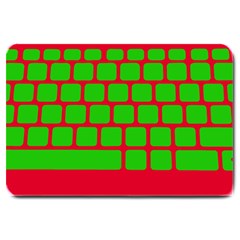 Keyboard Keys Computer Input Pc Large Doormat by danenraven