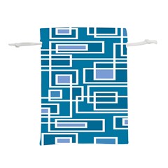 Geometric Rectangle Shape Linear Lightweight Drawstring Pouch (m) by danenraven
