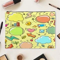 Cute Sketch Child Graphic Funny Cosmetic Bag (xl) by danenraven