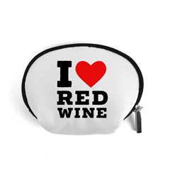 I Love Red Wine Accessory Pouch (small) by ilovewhateva