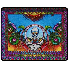Grateful Dead Wallpapers Two Sides Fleece Blanket (medium) by Mog4mog4