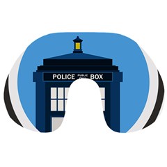 Doctor Who Tardis Travel Neck Pillow by Mog4mog4