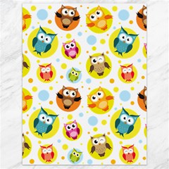 Owl Bird Cartoon Canvas 18  X 24  by Bakwanart