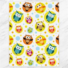 Owl Bird Cartoon Canvas 36  X 48  by Bakwanart