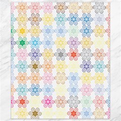 Spirals Twirls Abstract Geometric Art Pattern Canvas 8  X 10  by Bakwanart