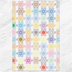 Spirals Twirls Abstract Geometric Art Pattern Canvas 24  X 36  by Bakwanart