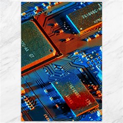 Gray Circuit Board Electronics Electronic Components Microprocessor Canvas 20  X 30  by Bakwanart