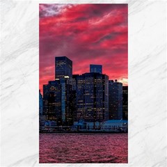 Skyline Sunset United States Reflection Usa,new York Manhattan Canvas 40  X 72  by Bakwanart
