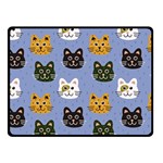 Cat Cat Background Animals Little Cat Pets Kittens Fleece Blanket (Small) 50 x40  Blanket Front