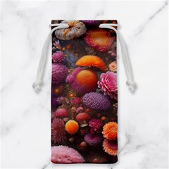 Flowers Blossoms Petals Blooms Jewelry Bag by 99art