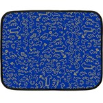 Arrows Doodles Drawing Background Sketch Direction Two Sides Fleece Blanket (Mini) 35 x27  Blanket Front