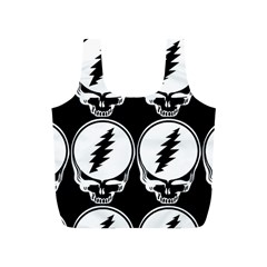 Black And White Deadhead Grateful Dead Steal Your Face Pattern Full Print Recycle Bag (s) by 99art