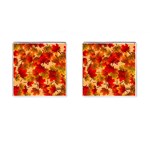 Wallpaper Background Autumn Fall Cufflinks (Square) Front(Pair)