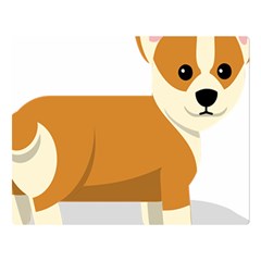 Corgi Dog Puppy Two Sides Premium Plush Fleece Blanket (large) by 99art