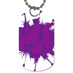 Explosion-firecracker-pyrotechnics Dog Tag (one Side) by 99art