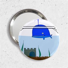 Wal-fish-small-world-lake-sea 2 25  Handbag Mirrors by 99art
