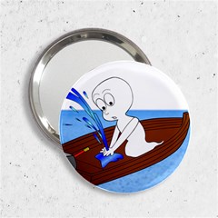 Spirit-boat-funny-comic-graphic 2 25  Handbag Mirrors by 99art