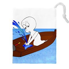 Spirit-boat-funny-comic-graphic Drawstring Pouch (4xl) by 99art