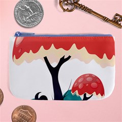 Tree-art-trunk-artwork-cartoon Large Coin Purse by 99art
