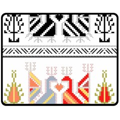 Bulgarian Folk Art Folk Art Fleece Blanket (medium) by 99art