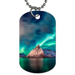 Amazing Aurora Borealis Colors Dog Tag (one Side) by B30l