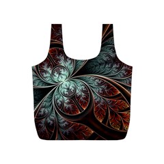 Abstract Pattern Design Art Wallpaper Tracery Texture Full Print Recycle Bag (s) by danenraven
