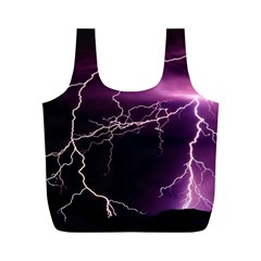 Storm Flashlight Space Nature Full Print Recycle Bag (m) by Cowasu