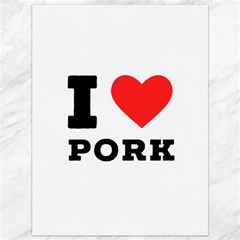 I Love Pork  Canvas 36  X 48  by ilovewhateva