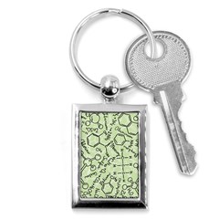 Multicolored Chemical Bond Illustration Chemistry Formula Science Key Chain (rectangle) by Cowasu