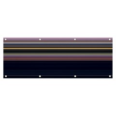 Horizontal Line Strokes Color Lines Banner And Sign 8  X 3  by Bangk1t