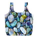 Stones Gems Multi Colored Rocks Full Print Recycle Bag (L) Front