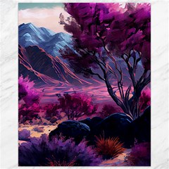 Landscape Painting Purple Tree Canvas 16  X 20  by Ndabl3x