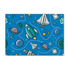 About-space-seamless-pattern Sticker A4 (100 Pack) by Wav3s