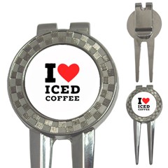 I Love Iced Coffee 3-in-1 Golf Divots by ilovewhateva